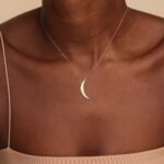 Star Studded Crescent Necklace - 图片 5