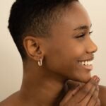 Thick U Shape Natural Diamond Hoops - Image 7