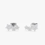 Three Star Natural Diamond Studs - Image 3