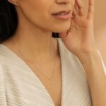 Triple Natural Diamond Cluster Necklace - Image 2