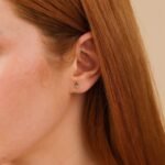 Triple Natural Diamond Marquise Emerald Studs - 图片 3