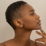 14K Solid Gold Turquoise Evil Eye Natural Diamond Studs - Image 4