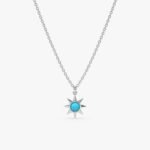 Turquoise Sun Necklace - Image 2