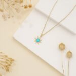 Turquoise Sun Necklace - Image 6