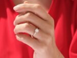 14K Solid Gold Round Cut Lab Grown Diamond Ring 1.00 ct Promise Ring - 图片 2