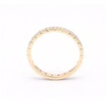 14K Solid Gold Natural Diamond Full Eternity Band - Image 5