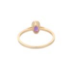 14K Solid Gold Amethyst Ring - Image 4