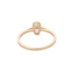 14K Solid Gold Cubic Zirconia Ring - Image 4