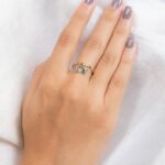 14K Solid Gold Emerald Ring - 图片 5