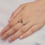 14K Solid Gold Moonstone Ring - Image 2