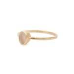 14K Solid Gold Moonstone Ring - Image 3