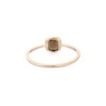 18K Solid Gold Quartz Ring - Image 4