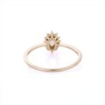 18K Solid Gold Quartz Ring - Image 3