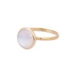 18K Solid Gold Rainbow Ring - Image 3