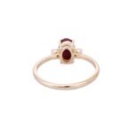 18K Solid Gold Ruby Ring - Image 4