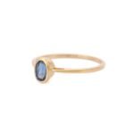 18K Solid Gold Sapphire Ring - Image 3