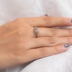 18K Solid Gold Sapphire Ring - Image 4