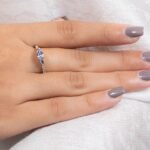 18K Solid Gold Sapphire Ring - 图片 7