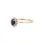 18K Solid Gold Sapphire Ring - Image 3