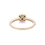18K Solid Gold Sapphire Ring - Image 4