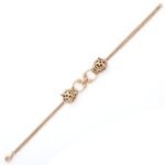 18k Solid Gold Emerald Panther Bracelet - Image 3
