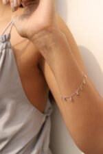 14K White Gold Diamond Bracelet - Image 5