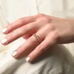 18K Solid Gold Multi Sapphire Eternity Band - Image 6