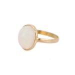 14K Solid Gold Opal Ring - 图片 3