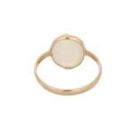 14K Solid Gold Opal Ring - 图片 4