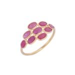 18K Solid Gold Ruby Ring - Image 3