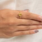 18K Solid Gold Sapphire Ring - 图片 4