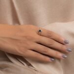 18K Solid Gold Sapphire Ring - 图片 7