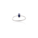 14K Solid Gold Lapis Lazuli Ring - 图片 4