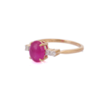 18K Solid Gold Ruby Ring - Image 3