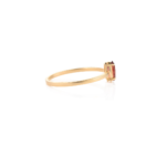 14K Solid Gold Garnet Ring - Image 4