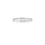 18k Gold Baguette Natural Diamond Stacking Band