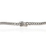 18k Solid Gold Ruby Diamond Tennis Necklace - Image 4