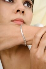 14K Gold Diamond Tennis Bracelet - Image 2