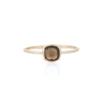 18K Solid Gold Quartz Ring