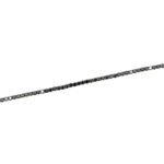 14K Solid Gold Black Diamond Tennis Bracelet