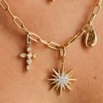 14K Gold Shell Charm Pendant - Image 2