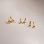 The Karat Store Tiny Natural Diamond Studs Earring - Image 3