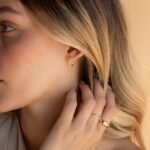 The Karat Store Natural Diamond Huggies Earring - Image 3