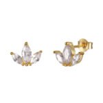 The Karat Store Natural Diamond Crown Stud Earring - Image 5