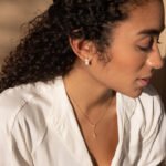 The Karat Store Minimalist Natural Diamond Dangle Necklace - Image 9