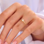 The Karat Store Diamond Simple Engagement Ring | 14K Solid Gold  Ring - Image 2