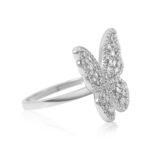 14K Gold  Diamond Butterfly Ring - 图片 5