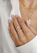 The Karat Store Slim Nexus Ring Gold Ring - 图片 5