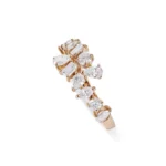 Diamond Multi shaped Wrap Ring - 图片 7