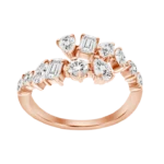 Diamond Multi shaped Wrap Ring - 图片 2